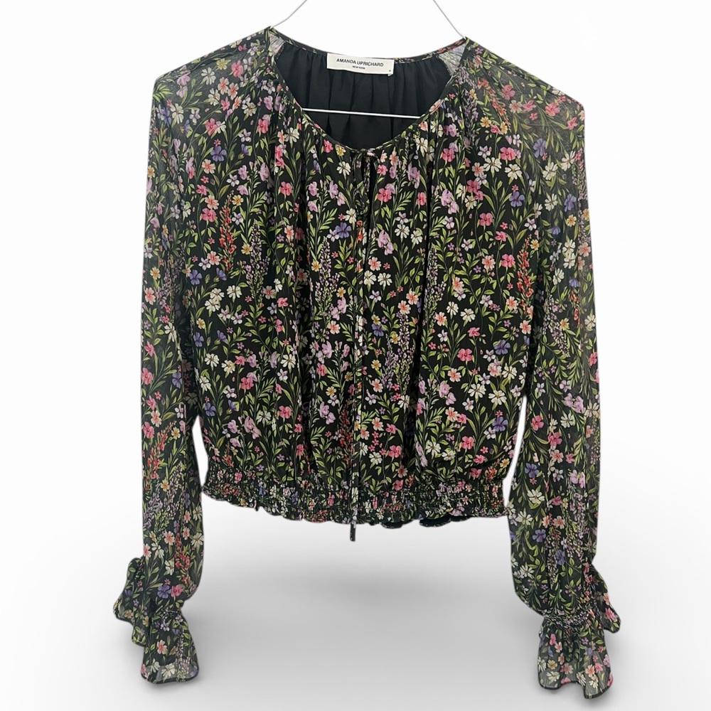 SOLD on FB - Amanda Uprichard Floral Blouse